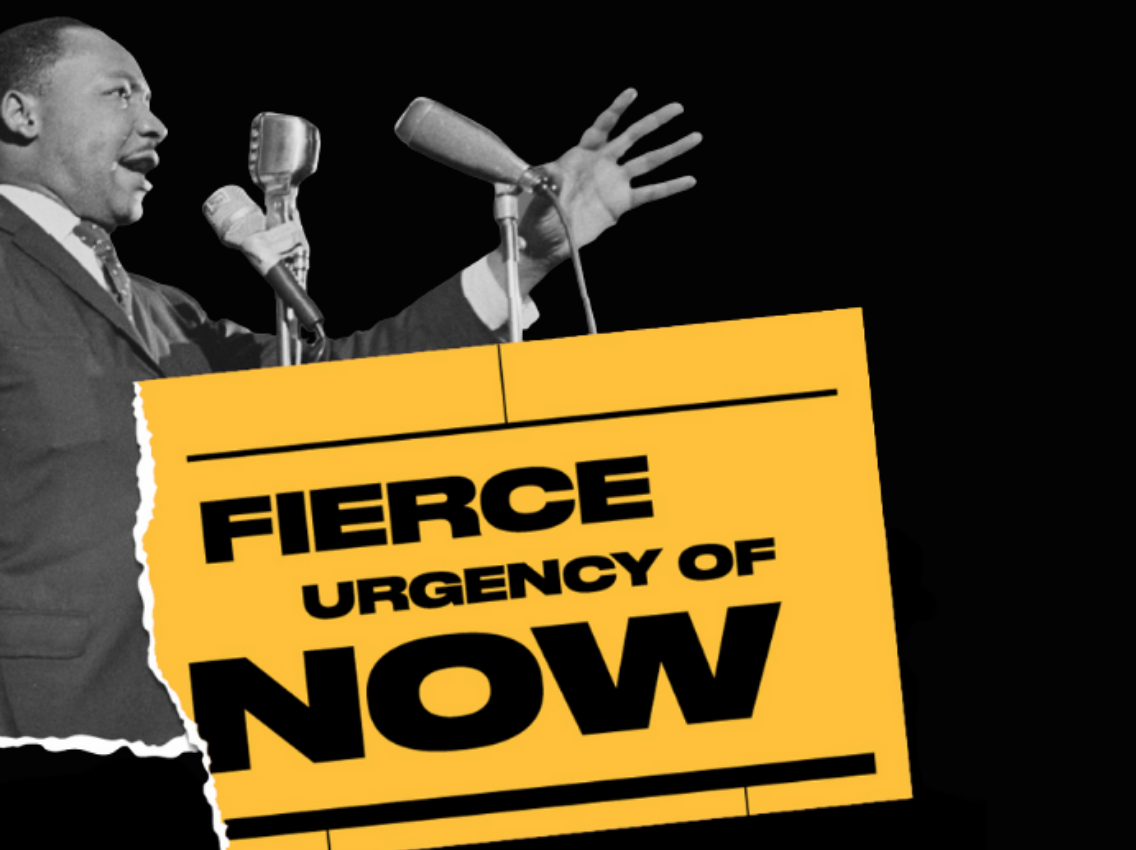 2022 MLK Breakfast logo Fierce Urgency of Now